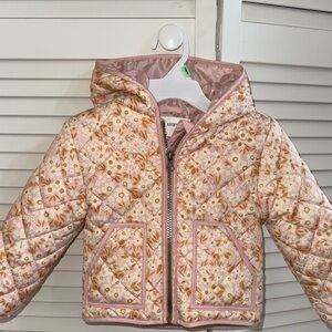 AdventureWear 360 Pink floral puffer jacket 18 months